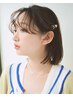 カット＋前髪ストレートor前髪パーマ+ナノバブルシャンプー付￥6300
