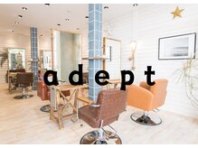 アデプト 綾瀬店(adept)の雰囲気（西海岸をテーマにされた店内【綾瀬/北千住/亀有】ショートボブ）