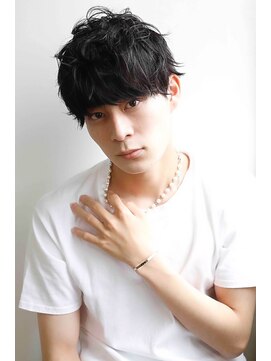 リノ 金山(Rino) カルマパーマ/ベリーショート/ダークアッシュ/ニュアンスパーマ