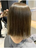 切りっぱなしボブ