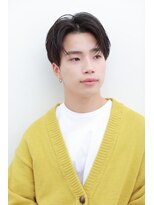 ルシードスタイルオルガ(LUCIDO STYLE Orga)&nbsp;黒髪センター分け爽やか韓国スタイル