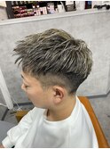 メンズ白髪ぼかし 村上大樹