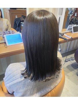 ディーバ 京橋店(diva) 外ハネ×ミディアム×透明感カラー×髪質改善×ベージュ