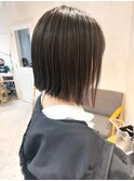 ☆きりっぱなしボブ・オリーブベージュ☆