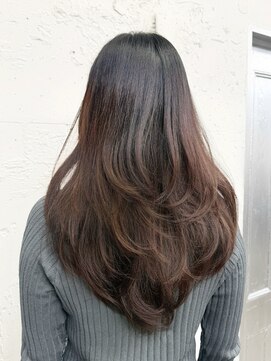 ヘアサロン エフ 渋谷(F) #レイヤーカット　#顔周りレイヤー　#韓国レイヤー