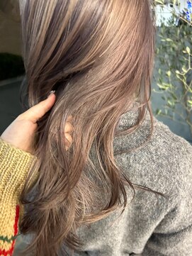 クラム(clam.) 透け感たっぷりブラウン