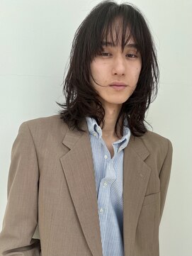 アルティファータ(artifata) メンズパーマ メンズミディアム レイヤーカット 前髪