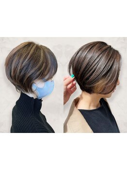 【生えグセ改善＋白髪ぼかし】で白髪が伸びても目立ちにくい髪に