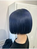 ブルーブラウンブリーチ＆ダブルカラーネイビーブルーブラック