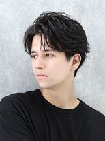 エース(ACES)&nbsp;フェザーパーマ刈り上げショートアップバングリクルートビジネス