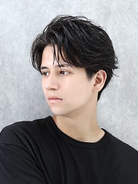 エース(ACES) フェザーパーマ刈り上げショートアップバングリクルートビジネス