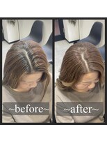 ハクア 相模大野店(HAKUA)&nbsp;白髪ぼかしハイライトカラー