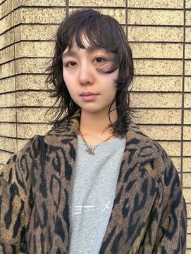 キャロルガーデンズ ボコカ 表参道(Carroll Gardens bococa) マレットヘア_ニュアンスパーマ_前髪パーマ_アッシュブラウン