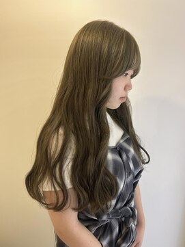 ニール シトロン 名古屋 伏見 丸の内(NEELU citron) 【NEELU_miu】透明感たっぷりオリーブカラー