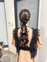 コバルト(Cobalt)&nbsp;お呼ばれヘアセット/ツイン編みおろし