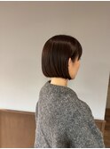 えりあしスッキリな大人ボブ/切りっぱなしボブ/ワンレンボブ