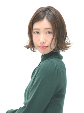 アース 北谷店(HAIR&MAKE EARTH) 切りっぱなし風タイトボブ