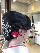 マニス(manis) 振袖セット*大人上品変形夜会巻きスタイル