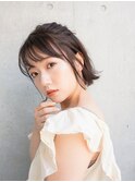 デートの前にカジュアルハーフアップ