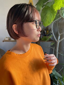 レオ(LEO.) アンブレラカラーなミニボブ