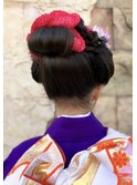 七五三 結婚式 卒業式 二次会 ヘアセット/ハーフアップ西新井54