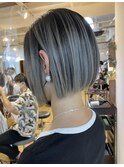 外国人風ボブ×バレイヤージュS 10代20代30代　柏駅