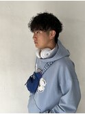 メンズナチュラル波巻きスパイラル