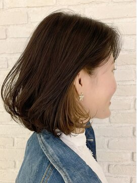 オーシャン(Ocean) [OCEAN Hair&Life藤原純]イヤリングカラー大人ボブ☆