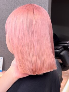 ペレ 栄店(PELE) 斜めバング/グレージュカラー/シルキーベージュ/栄/名駅