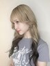 【ケアブリーチ使用】Wカラー＋クイック超音波トリートメント　￥15000