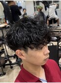 外国人風パーマヘアスペインカール h