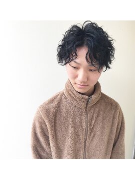 レ ブラン 白鷺店(r'eblanc) センターパートスパイラル　stylist syunya