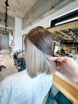 トゥルース 獨協大学前店(Hair&Make TRUTH) グレージュインナーカラー