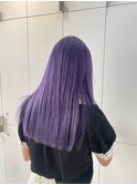 【川辺晴加】艶髪ロングxパープル/寒色系カラー