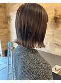 外ハネボブ×髪質改善ストレート