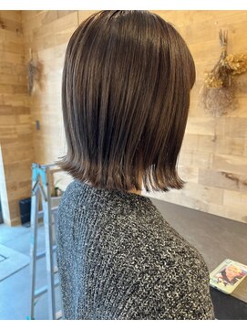 ドルセプラタ(Dulce plata) 外ハネボブ×髪質改善ストレート