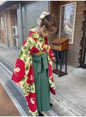 袴着付け&ヘアセット