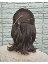 クアトロアネックス(QUATTRO annex)&nbsp;金箔ハーフアップ