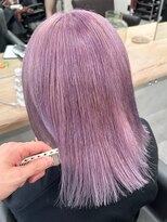 ベレーザ 渋谷(BELEZA)&nbsp;7729ラベンダーパープルハイトーンダブルカラーレイヤーカット