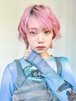 アルバム 銀座(ALBUM GINZA)&nbsp;ピンクヘアー小顔ピンクグレープフルーツワンレン_79642