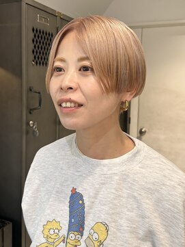 ナループロアツム(Nalu pu loa Tsum) ショートボブ/大人ベージュ/ハイトーン