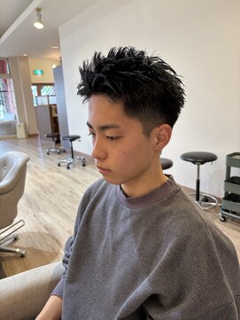 ユウヘアー 尾張旭店(U Hair) 【U hair】刈り上げありスパイキーショート