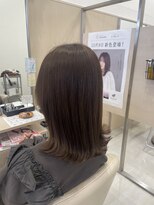 アドラーブル 長岡リバーサイド千秋店(adorable) 大人かわいいチョコレート外はねミディアム