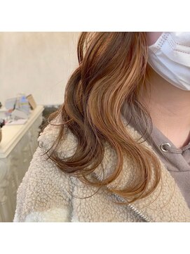 ベレッタ 楠葉店(veretta.) インナーカラー/ベージュ/オトナ女子/イヤリングカラー/韓国ヘア