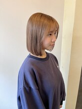 ライド ヘアー(RIDE HAIR) ミルクティーベージュ　ボブ