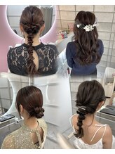 【都心アクセス良好☆ヘアセット】結婚式やイベントのヘアセットもお任せください♪