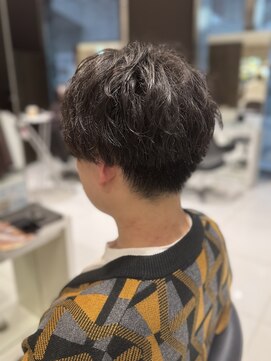 アヴァンスクロス あべのルシアス店(AVANCE. CROSS) センターパート×ニュアンスパーマ