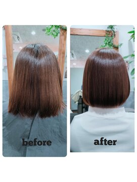 リリー 京都山科店(Lily) 首元スッキリボブ