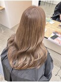 レイヤーカット ベージュカラー 韓国 髪質改善 仙台