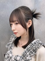 クム(kumu)&nbsp;【kumu】ミディアムレイヤー/顔周りカット/栄/名古屋